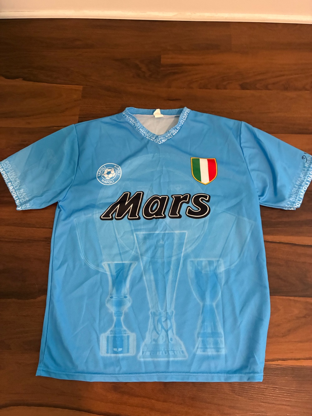 Mars Light Blue Soccer Jersey from Italy